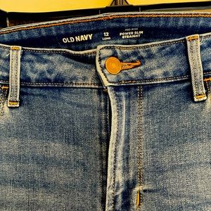Old Navy Power Slim Straight Jeans - Long